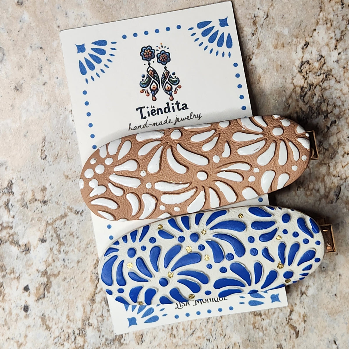 Handmade Hairclips – Twisted Movement