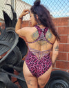 Barbie Girl Pink Leopard Bodysuit