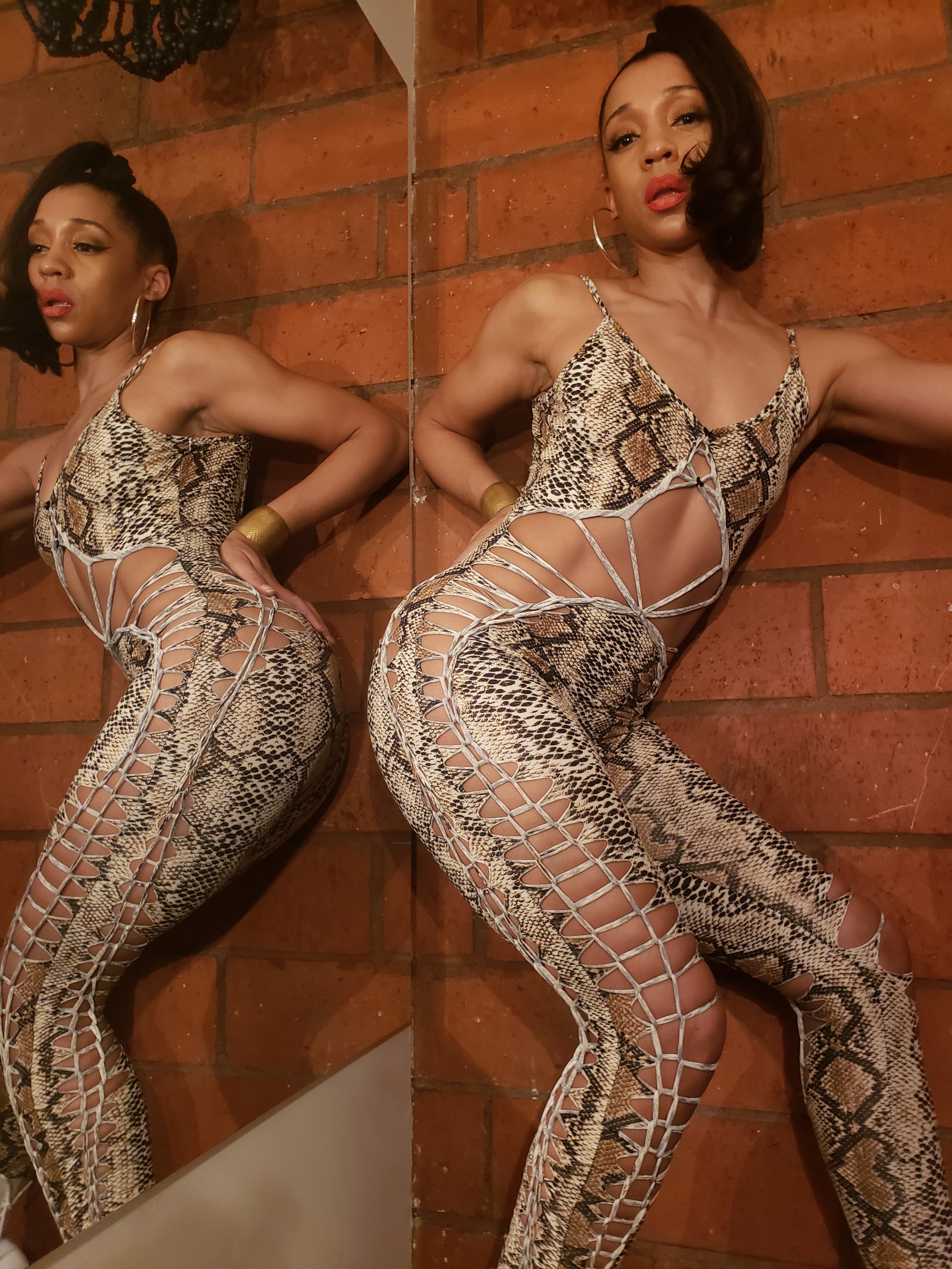 Snakeskin Catsuit