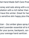 Oatmeal Soap + Lavender Hand Sanitizer Gift Set