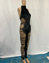 SAMPLE - One of a Kind Velvet Catsuit Size Small